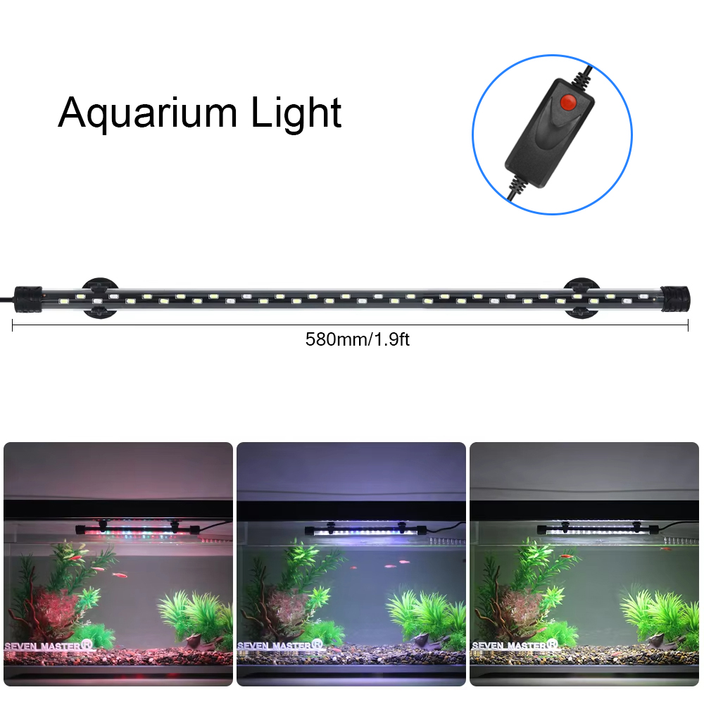 Aquarium Plant Grow Light - 58CM oświetlenie do akwarium LED lampa