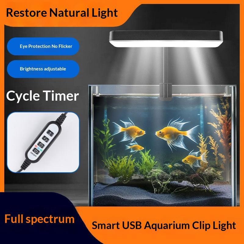 Aquarium Plants - Pełnospektralne oświetlenie LED do akwarium, regulowane