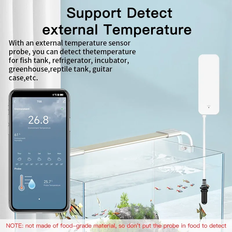 Tuya WiFi czujnik temperatury  – Aquarium Plants recenzja i cena