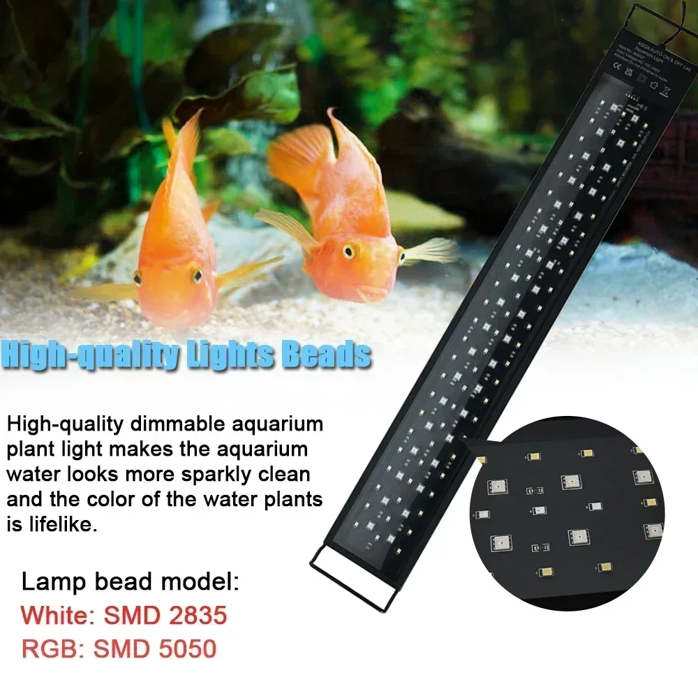 Wodoodporne oświetlenie LED do – Aquarium Plant Grow Light recenzja i cena