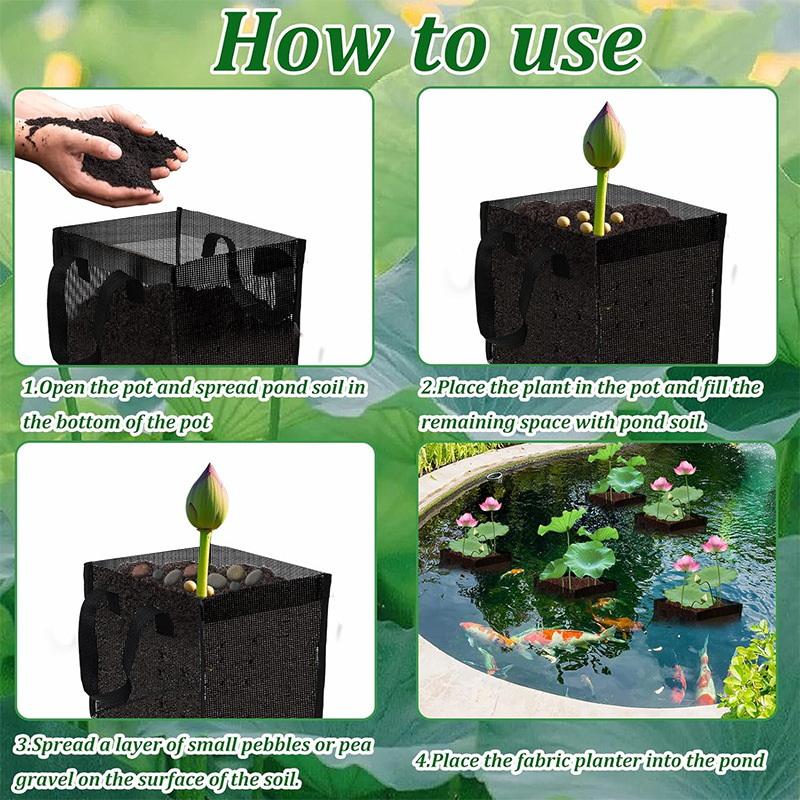 4 szt. Czarne siatkowe kosze d – Aquarium Plants recenzja i cena
