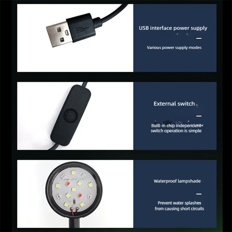 Lampka LED USB do akwarium z k – Aquarium Plant Grow Light recenzja i cena