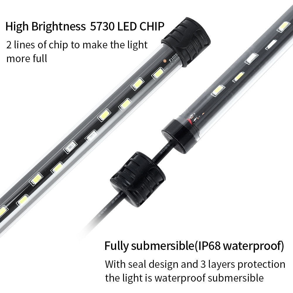 90-260V oświetlenie do akwariu – Aquarium Plant Grow Light recenzja i cena