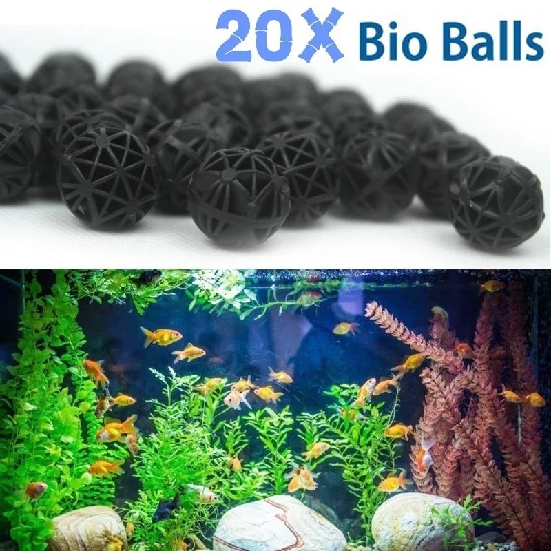 20 szt. 16mm Filtry Bio Balls  – Planted Aquarium Fertilizer recenzja i cena
