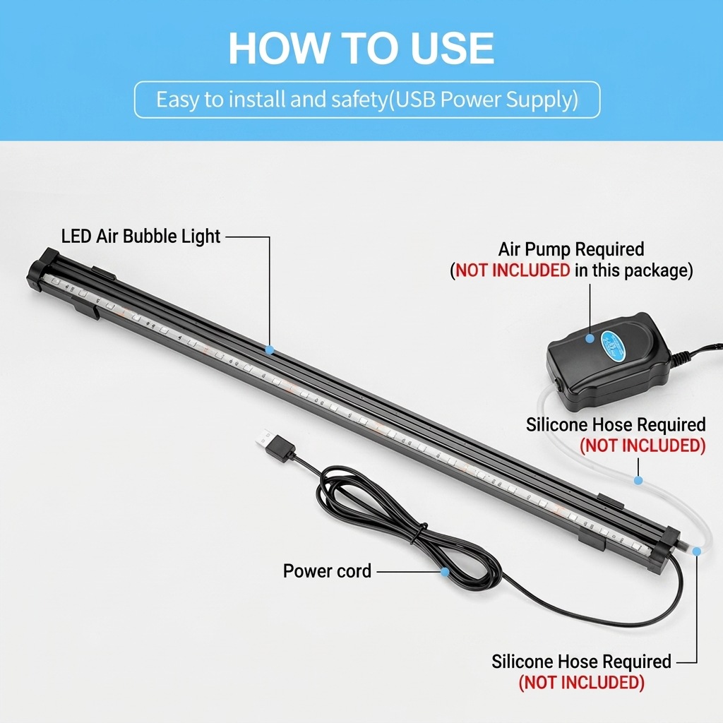 USB LED Lampa do Akwarium z Ef – Aquarium Plant Grow Light recenzja i cena